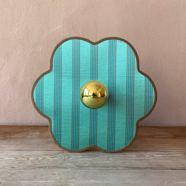 Striped Bloom Applique | Water Lily