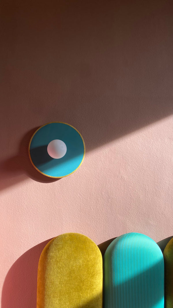 Circular Bloom Applique | Turquoise